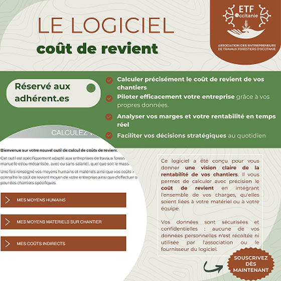 Logiciel coût de revient