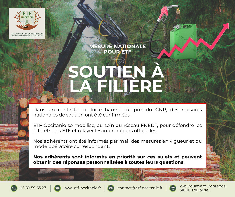 GNR forestier : des mesures pour les ETF